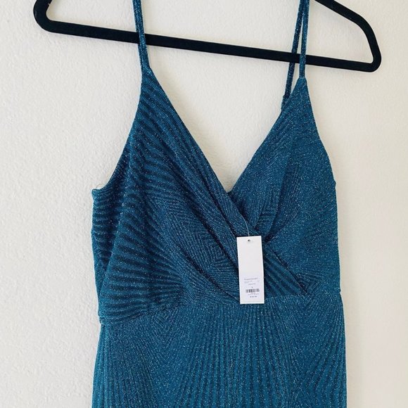 Francesca's | NWT Veena Glitter Jumpsuit - Picture 12 of 14